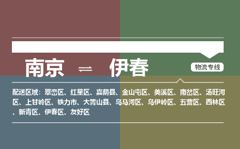 南京到伊春物流公司|南京物流到伊春（全-境-派送）已更新