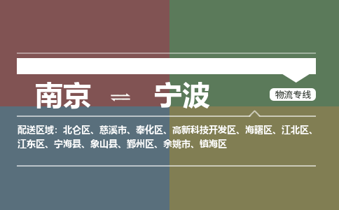 南京到宁波物流公司-南京到宁波专线-大件运输