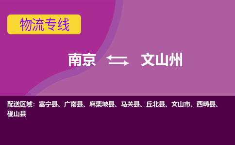 南京到文山州物流公司-南京到文山州专线-大件物流