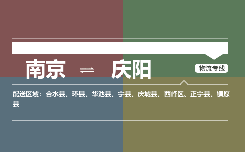 南京到庆阳物流公司-南京到庆阳专线-服务面广