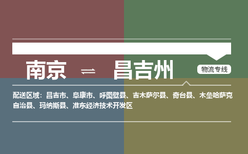 南京到昌吉州物流公司-南京到昌吉州专线-卡班运输