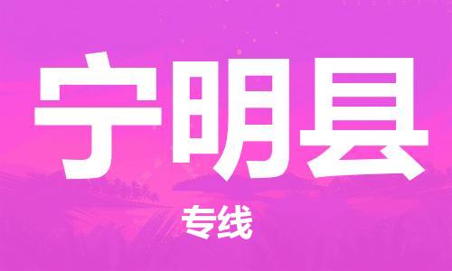 高明区到宁明县物流专线-高效高明区至宁明县货运